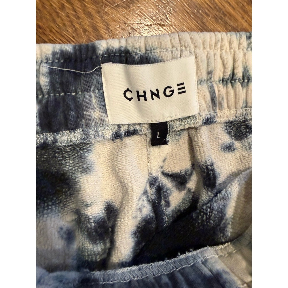 Chnge Unisex Cookies and Cream Sweatpants Organic Cotton Size Large Black - Picture 9 of 10